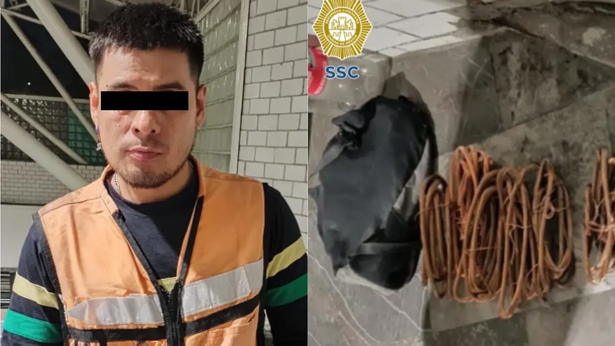 Robo de cables en Metro_CDMX